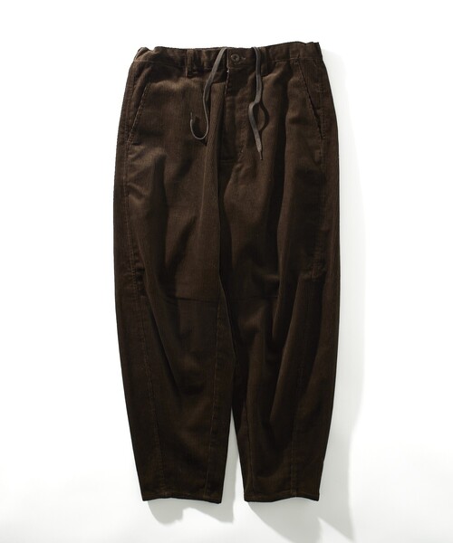 FREAK'S STORE（フリークスストア）の「限定展開 ワイドシルエット コーデュロイ カーブパンツ / テーパードシルエット（その他パンツ・メンズ・ブラウン/ベージュ/ブラック/チャコールグレー・LARGE/MEDIUM/SMALL）」の7枚目の写真