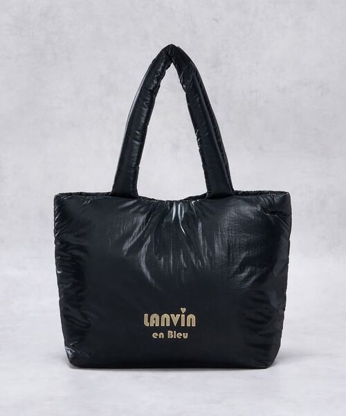 LANVIN en Bleu（ランバンオンブルー）の「パデッドトートバッグ（トートバッグ・レディース・ブラック/オフホワイト・FREE）」の4枚目の写真