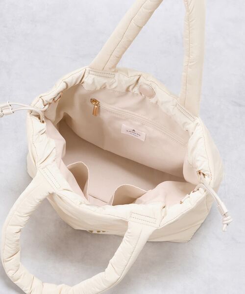 LANVIN en Bleu（ランバンオンブルー）の「パデッドトートバッグ（トートバッグ・レディース・ブラック/オフホワイト・FREE）」の9枚目の写真