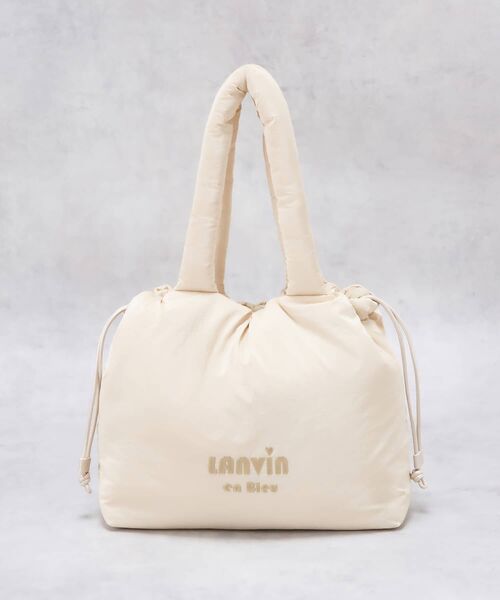 LANVIN en Bleu（ランバンオンブルー）の「パデッドトートバッグ（トートバッグ・レディース・ブラック/オフホワイト・FREE）」の10枚目の写真