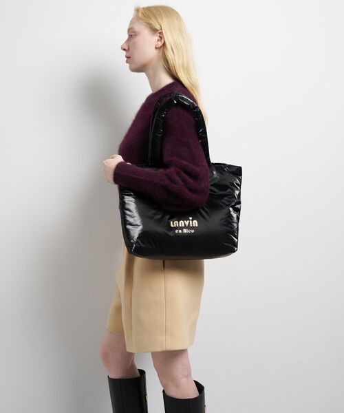 LANVIN en Bleu（ランバンオンブルー）の「パデッドトートバッグ（トートバッグ・レディース・ブラック/オフホワイト・FREE）」の15枚目の写真