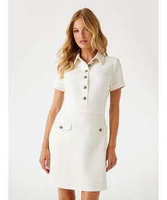 SS Tamara Belted Tweed Dress
