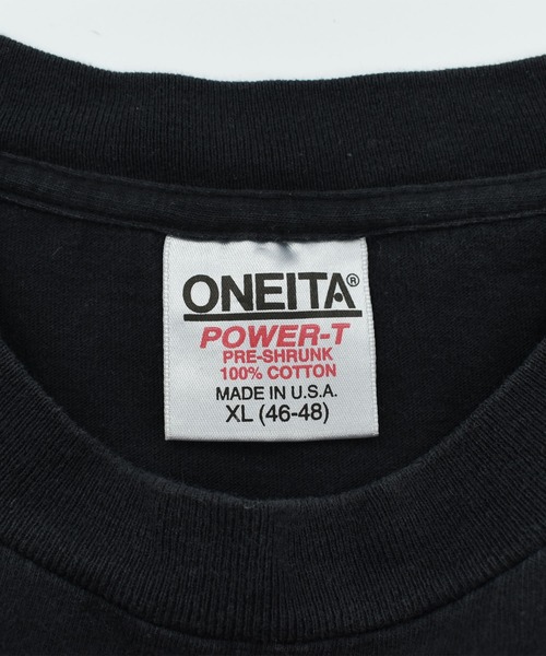 VINTAGE（ヴィンテージ）の「【USED】90’s ONITA “Wolf” アニマル Tシャツ USA製（Tシャツ/カットソー・メンズ・ブラック・X-LARGE）」の5枚目の写真