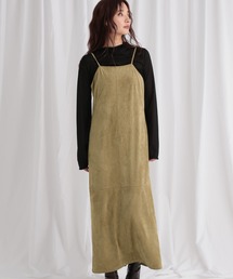 mysty woman | スエードライクキャミワンピース  583329(ワンピース)