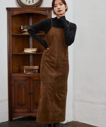 mysty woman | スエードライクキャミワンピース  583329(ワンピース)