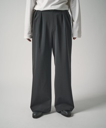 Lui's（ルイス）の「ダブルクロス2タックワイドスラックス（スラックス）」