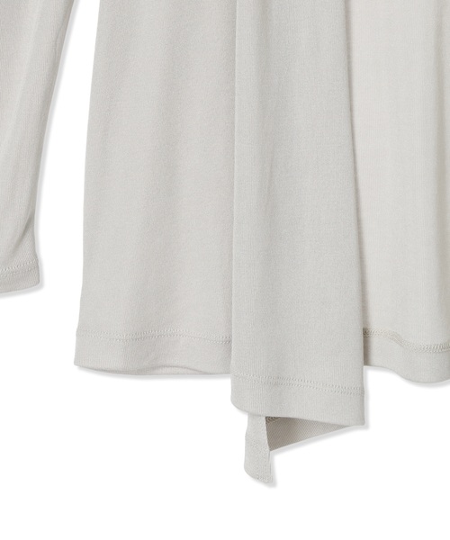 A/C DESIGN BY ALPHA CUBIC（エーシーデザインバイアルファキュービック）の「トッパーカーディガン（カーディガン/ボレロ・レディース・ライトグレー/ブラック・M/L/LL/3L）」の21枚目の写真