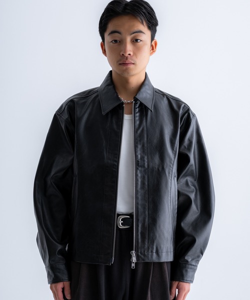 SINSS(VX)Seam line zip blouson / V[CWbvu](u])