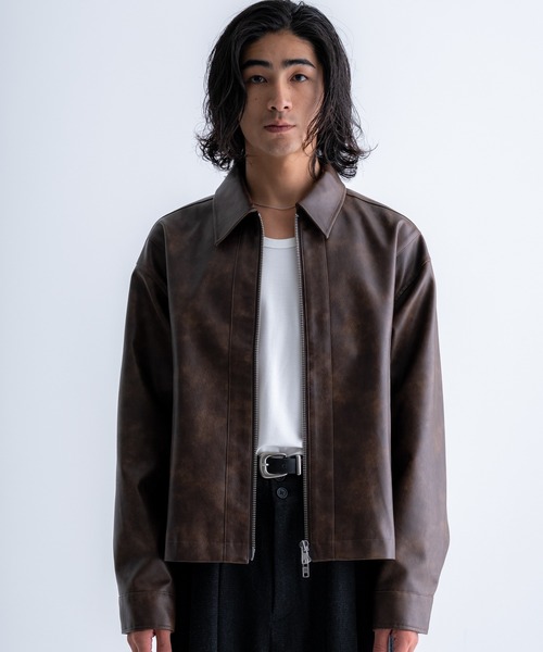 ブルゾン すが様 トラックジャケット 和柄 刺繍 アウター ブルゾン ジップ スタンド