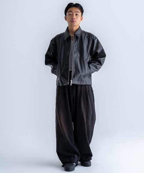Seam line zip blouson / シームラインジップブルゾン（ブルゾン