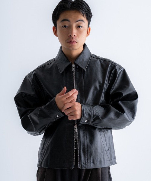 Seam line zip blouson / シームラインジップブルゾン（ブルゾン