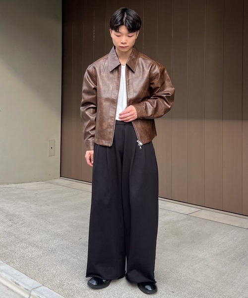 SINSS（シンス）の「Seam line zip blouson / シームラインジップ