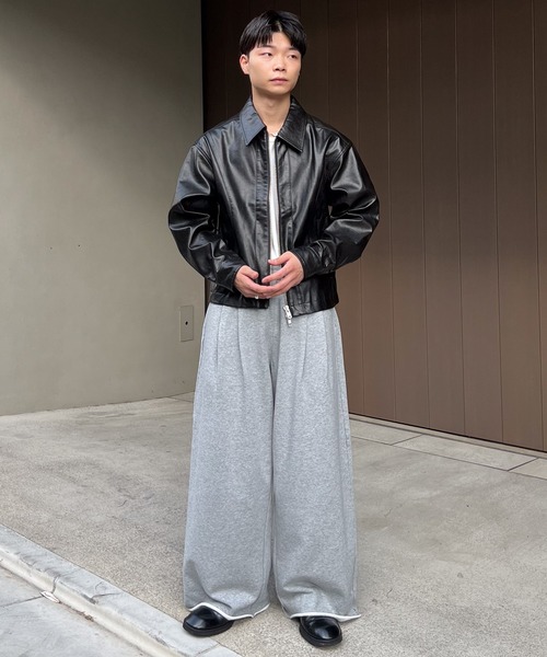 Seam line zip blouson / シームラインジップブルゾン（ブルゾン