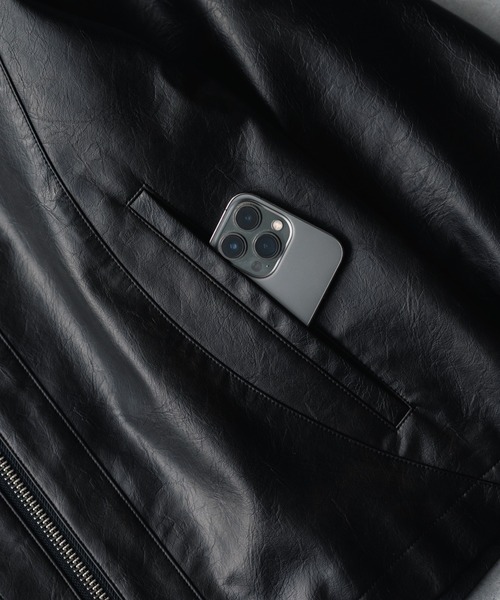 Seam line zip blouson / シームラインジップブルゾン（ブルゾン