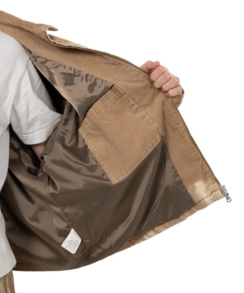 セール】Sun Faded Like Corduroy Work Jacket（ブルゾン）｜KAMIYA