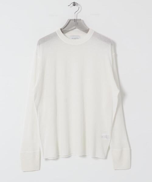 URBAN RESEARCH（アーバンリサーチ）の「new basic　LOA LONG-SLEEVE KNIT T-SHIRTS（Tシャツ/カットソー・メンズ・オフホワイト/カーキ/ブラック・LARGE/MEDIUM/X-LARGE）」の15枚目の写真