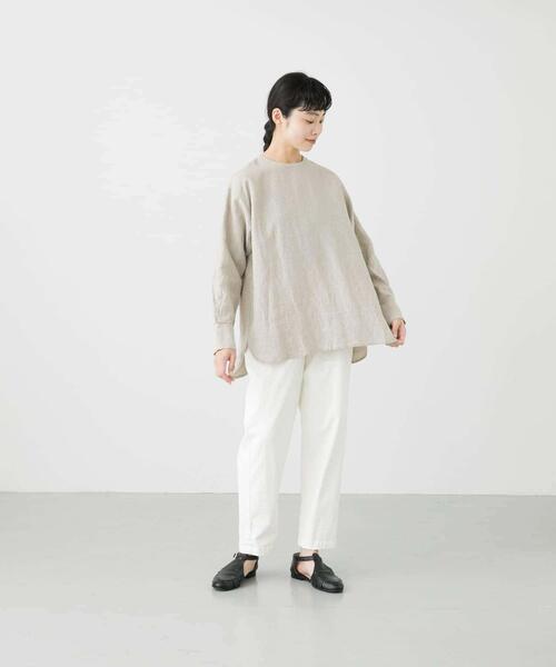 かぐれ（カグレ）の「コットンストレッチイージーパンツ（その他パンツ・レディース・ベージュ/ブラック/オフホワイト/グレー・FREE）」の12枚目の写真