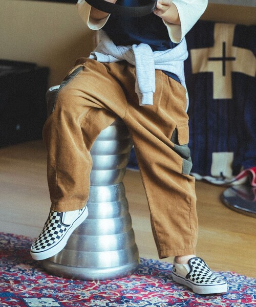 BEAMS mini（ビームスミニ）の「細コール カーゴパンツ 2025FW（90～140cm）（その他パンツ・キッズ・オリーブ/ベージュ・100/140/130/120/110/90）」の21枚目の写真