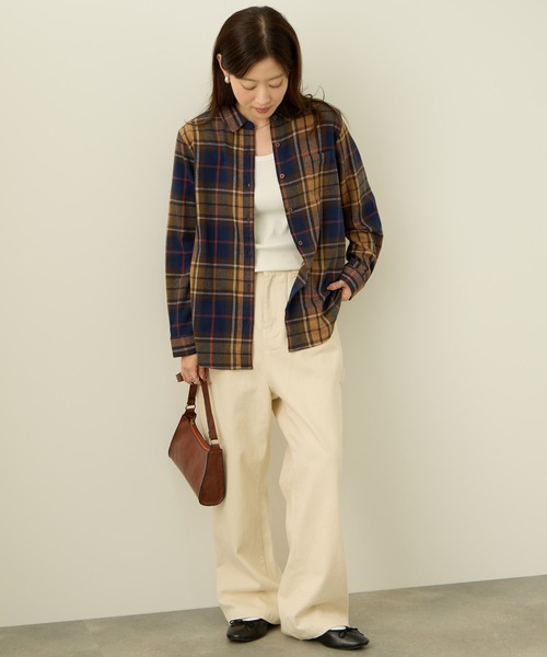 NAVY(ネイビー)の「nAvy 毎日はきたくなるデニム「マイデニ」 ワイドペインターパンツ(デニムパンツ・レディース・ブラック/アイボリー/ブルー系・L/M/S)」の14枚目の写真