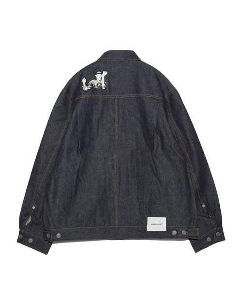 UNDERCOVER（アンダーカバー）の「UP1F4206（デニムジャケット・メンズ・インディゴブルー/ブラック・4/3/2）」の3枚目の写真