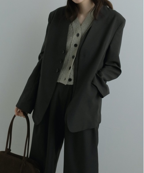 Curlyarn Knit Vest（ベスト）｜anuke（アンヌーク）のファッション