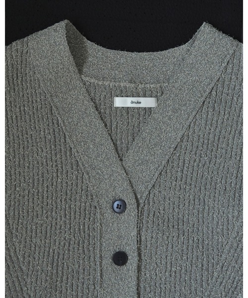 セール】Curlyarn Knit Vest（ベスト）｜anuke（アンヌーク）の