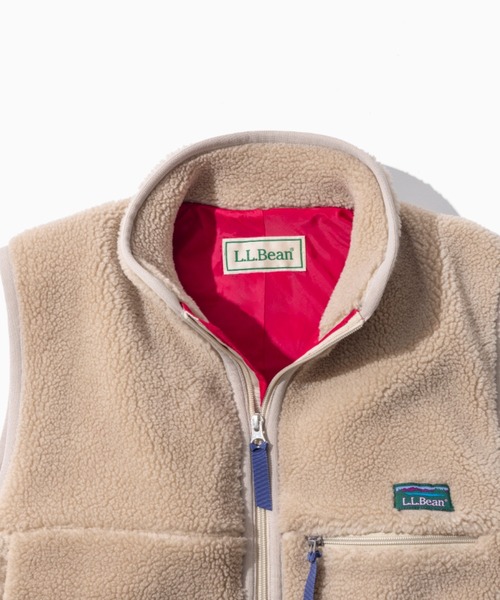 L.L.Bean(エルエルビーン)の「【JAPAN EDITION】トップシャム・ボア・フリース・ベスト(ベスト・レディース・ベージュ/ライトグレー・MEDIUM)」の19枚目の写真