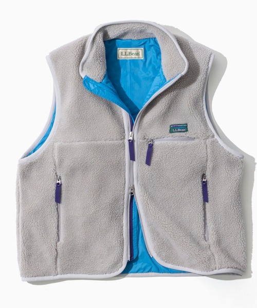 L.L.Bean(エルエルビーン)の「【JAPAN EDITION】トップシャム・ボア・フリース・ベスト(ベスト・レディース・ベージュ/ライトグレー・MEDIUM)」の20枚目の写真