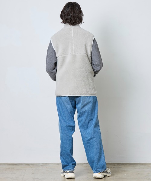 L.L.Bean(エルエルビーン)の「【JAPAN EDITION】トップシャム・ボア・フリース・ベスト(ベスト・レディース・ベージュ/ライトグレー・MEDIUM)」の10枚目の写真