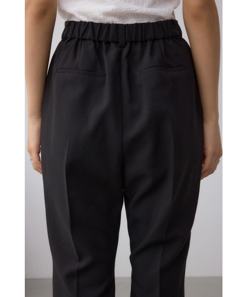 AZUL by moussy（アズールバイマウジー）の「VENUSフレアパンツ（スラックス・レディース・ボルドー/杢グレー/アイボリー/ブラック・MEDIUM/LARGE/SMALL）」の9枚目の写真