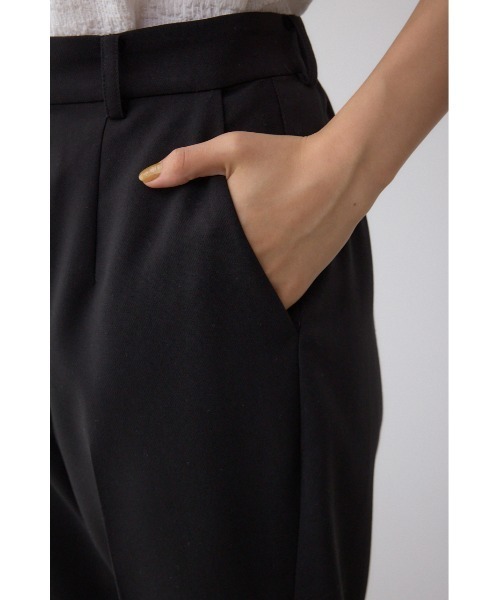 AZUL by moussy（アズールバイマウジー）の「VENUSフレアパンツ（スラックス・レディース・ボルドー/杢グレー/アイボリー/ブラック・MEDIUM/LARGE/SMALL）」の10枚目の写真