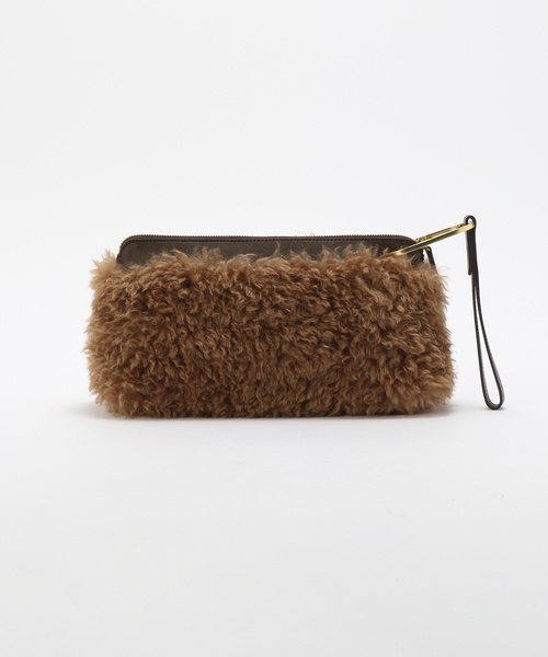 ORSETTO（オルセット）の「【ORSETTO/オルセット】Boa Clutch Bag（クラッチバッグ・レディース・キャメル・FREE）」の17枚目の写真