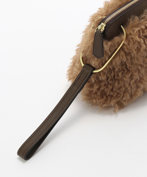 ORSETTO（オルセット）の「【ORSETTO/オルセット】Boa Clutch Bag（クラッチバッグ・レディース・キャメル・FREE）」の2枚目の写真