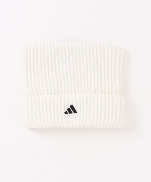 adidas（アディダス）の「adidas/アディダス ADU CAT WATCH ACRYLIC キッズ ビーニー ニット帽 K253011606（ニットキャップ/ビーニー・キッズ・ホワイト/ブラック・FREE）」の9枚目の写真