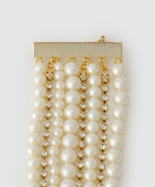 allureville（アルアバイル）の「WEEPING PEARLブローチ（ブローチ/コサージュ・レディース・ホワイト系その他・FREE）」の3枚目の写真