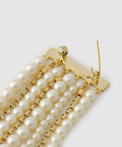 allureville（アルアバイル）の「WEEPING PEARLブローチ（ブローチ/コサージュ・レディース・ホワイト系その他・FREE）」の4枚目の写真