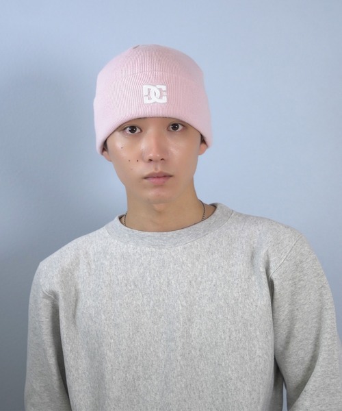 DC（ディーシー）の「DC/ディーシー ビーニー 25 DOUBLE WATCH STAR DBE254233（ニットキャップ/ビーニー・メンズ・ピンク/ブラック×ホワイト/ブラック×ブラック・FREE）」の13枚目の写真