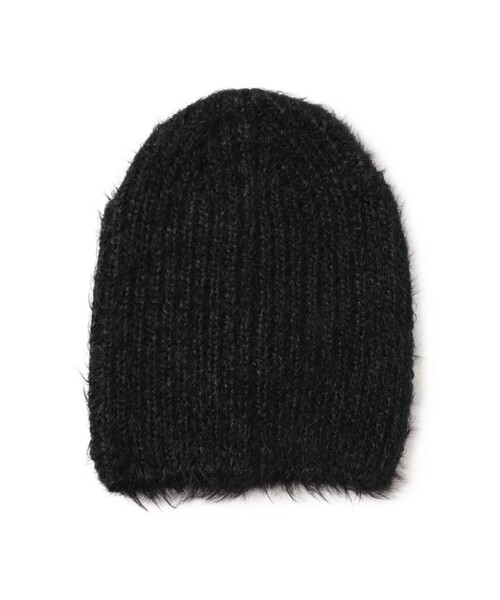 BEAMS（ビームス）の「ロング シャギー ワッチキャップ（ニットキャップ/ビーニー・メンズ・ベージュ/ネイビー/ブラック・ONE SIZE）」の4枚目の写真