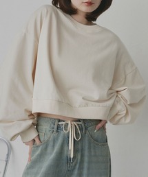 ad thie（アドティエ）の「ショート丈 スウェット プルオーバー（スウェット）」