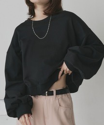 ad thie（アドティエ）の「ショート丈 スウェット プルオーバー（スウェット）」