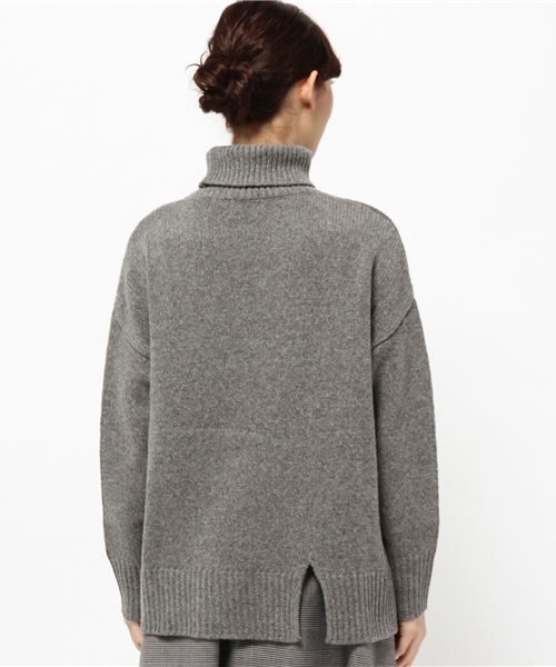 Sheta（シータ）の「ローゲージタートルPO（ニット/セーター・レディース・オフホワイト/グレー・FREE）」の5枚目の写真