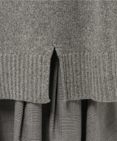 Sheta（シータ）の「ローゲージタートルPO（ニット/セーター・レディース・オフホワイト/グレー・FREE）」の8枚目の写真