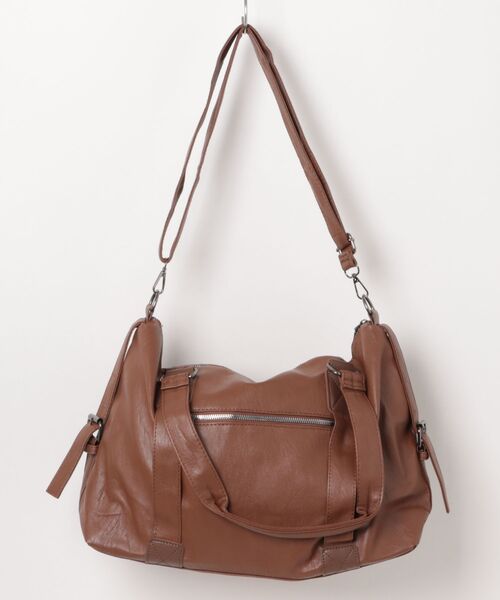 Burner(バーナー)の「【OKUOKU 0909】2WAY トート&ショルダーバッグ oku-bag-12-35【RBTS】(ショルダーバッグ・レディース・ブラウン/ブラック・FREE)」の3枚目の写真