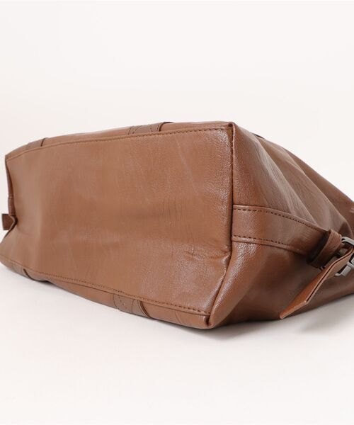 Burner(バーナー)の「【OKUOKU 0909】2WAY トート&ショルダーバッグ oku-bag-12-35【RBTS】(ショルダーバッグ・レディース・ブラウン/ブラック・FREE)」の4枚目の写真