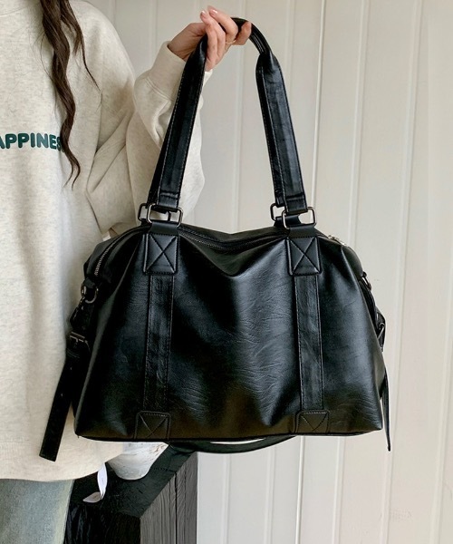 Burner(バーナー)の「【OKUOKU 0909】2WAY トート&ショルダーバッグ oku-bag-12-35【RBTS】(ショルダーバッグ・レディース・ブラウン/ブラック・FREE)」の11枚目の写真