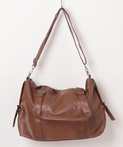 Burner(バーナー)の「【OKUOKU 0909】2WAY トート&ショルダーバッグ oku-bag-12-35【RBTS】(ショルダーバッグ・レディース・ブラウン/ブラック・FREE)」の14枚目の写真