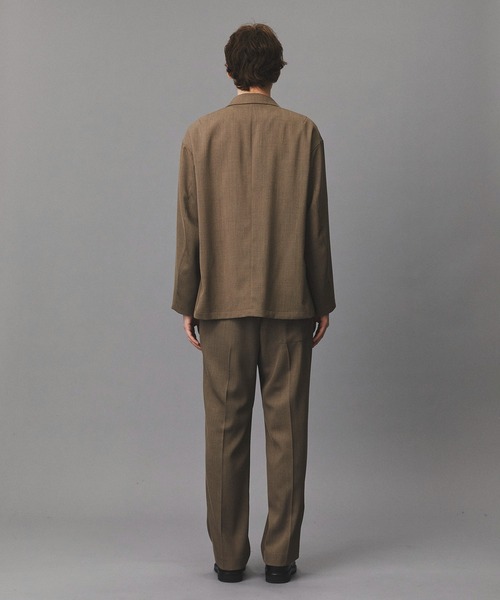 【雰囲気抜群】1940s～ wool ベスト＆スラックス（セットアップ） セットアップ対応〉AQUA WOOLカルゼタックスラックス /ストレート
