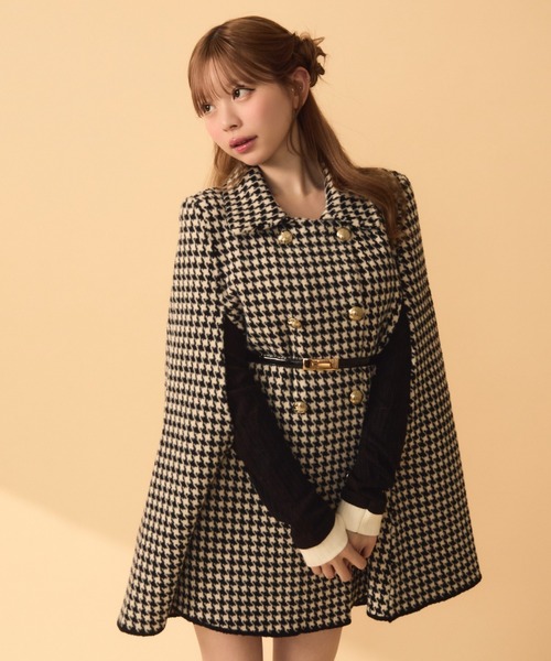 ★美品★バーバリー＊ケープ付き＊お嬢様コート＊アンゴラ＊黒＊120cm ☆美品☆バーバリー＊ケープ付き＊お嬢様コート＊アンゴラ＊黒＊