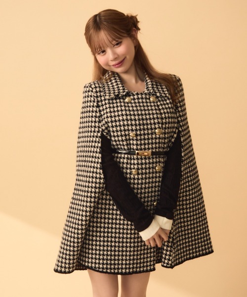 Riさま専用♡11月1日までmaison de Dolce. ケープコート♡美品 中古・古着通販】maison de Dolce. (メゾンドドルチェ) ケープ