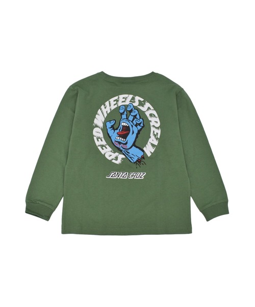 SANTACRUZ/サンタクルーズ Scream Strip L/S T キッズ ロンT 25A603-42